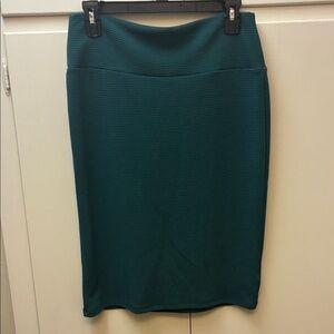 LuLaRoe Teal Pencil Skirt